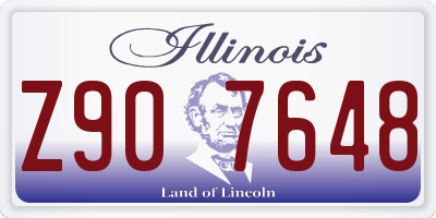 IL license plate Z907648