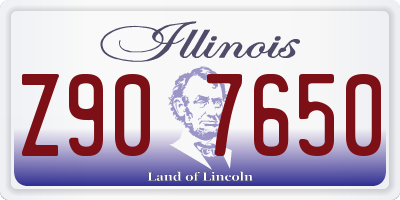 IL license plate Z907650