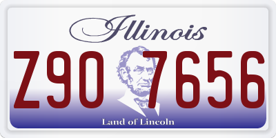 IL license plate Z907656