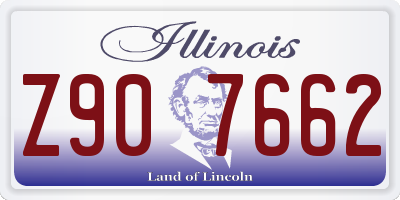 IL license plate Z907662