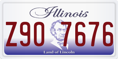 IL license plate Z907676