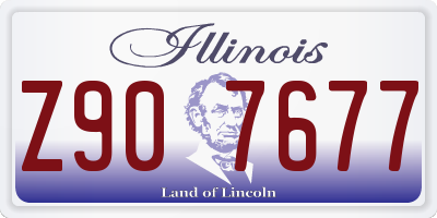 IL license plate Z907677