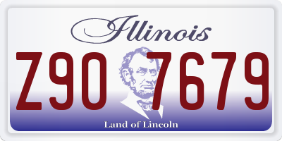 IL license plate Z907679
