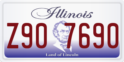 IL license plate Z907690