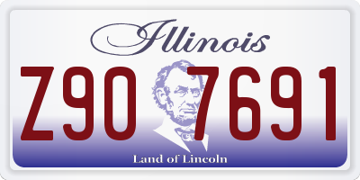IL license plate Z907691