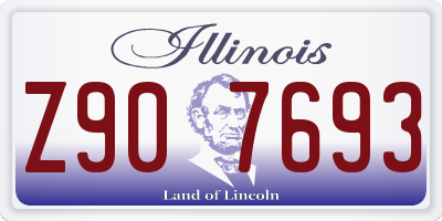 IL license plate Z907693