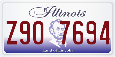 IL license plate Z907694
