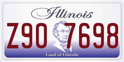 IL license plate Z907698