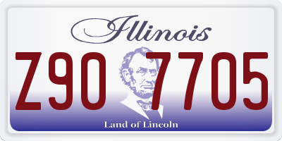 IL license plate Z907705