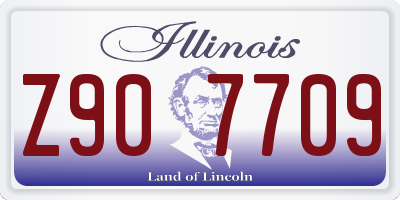 IL license plate Z907709