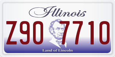IL license plate Z907710