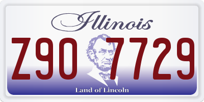 IL license plate Z907729