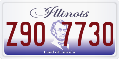 IL license plate Z907730