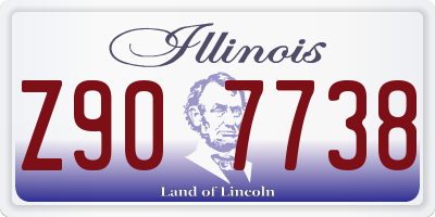 IL license plate Z907738
