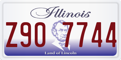 IL license plate Z907744