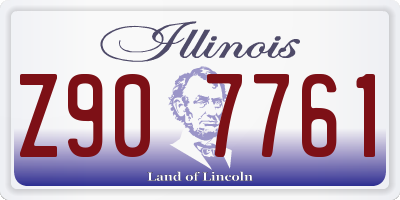 IL license plate Z907761