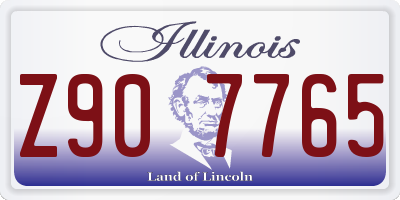 IL license plate Z907765