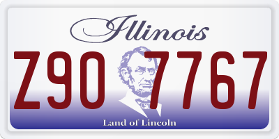IL license plate Z907767