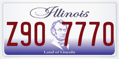 IL license plate Z907770