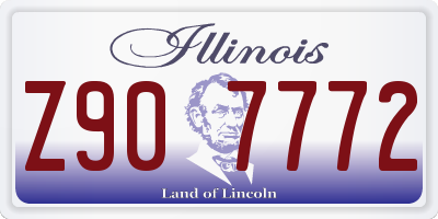 IL license plate Z907772