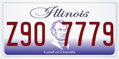 IL license plate Z907779