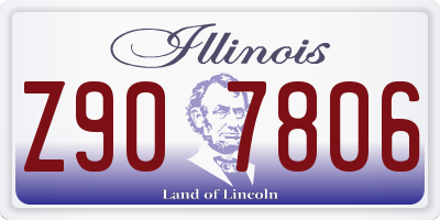 IL license plate Z907806