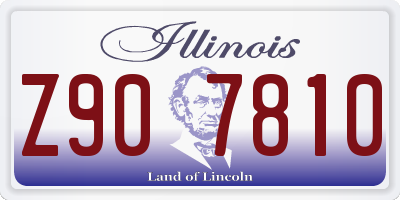 IL license plate Z907810