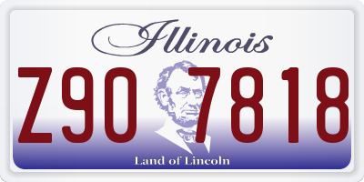 IL license plate Z907818