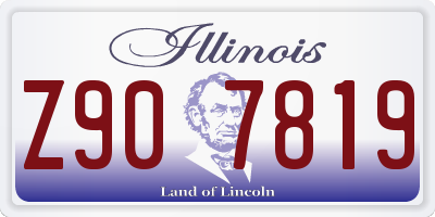 IL license plate Z907819