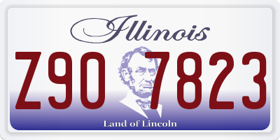 IL license plate Z907823