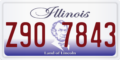 IL license plate Z907843
