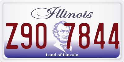 IL license plate Z907844
