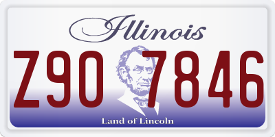 IL license plate Z907846