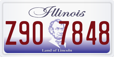 IL license plate Z907848