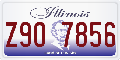 IL license plate Z907856