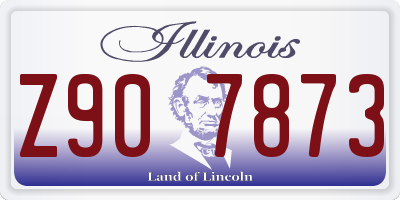 IL license plate Z907873