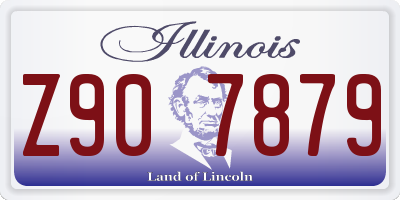 IL license plate Z907879