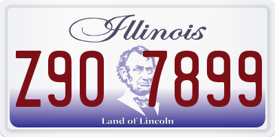 IL license plate Z907899