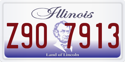 IL license plate Z907913