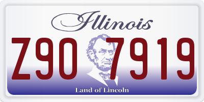 IL license plate Z907919