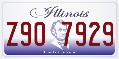 IL license plate Z907929