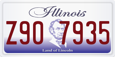 IL license plate Z907935