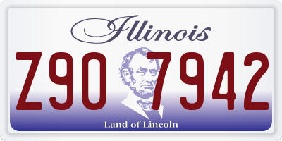 IL license plate Z907942