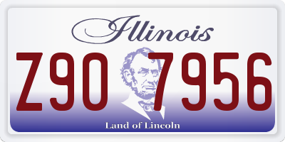 IL license plate Z907956