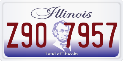 IL license plate Z907957