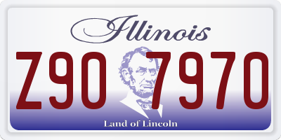 IL license plate Z907970