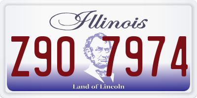 IL license plate Z907974