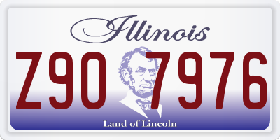 IL license plate Z907976