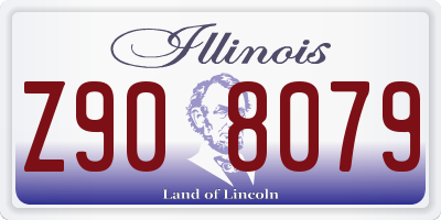 IL license plate Z908079