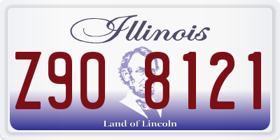 IL license plate Z908121